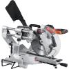 imageVEVOR Sliding Compound Miter Saw 10Inch Blade 15 Amp Motor 60Tooth Corded Double Bevel Sliding Miter Saw LED Precision Alignment Angle Adjustable for Wood Composite Decking LaminatesDouble Bevel12