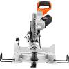 imageVEVOR Sliding Compound Miter Saw 10Inch Blade 15 Amp Motor 60Tooth Corded Double Bevel Sliding Miter Saw LED Precision Alignment Angle Adjustable for Wood Composite Decking LaminatesDouble Bevel10
