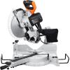 imageVEVOR Sliding Compound Miter Saw 10Inch Blade 15 Amp Motor 60Tooth Corded Double Bevel Sliding Miter Saw LED Precision Alignment Angle Adjustable for Wood Composite Decking LaminatesDouble Bevel12