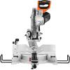 imageVEVOR Sliding Compound Miter Saw 10Inch Blade 15 Amp Motor 60Tooth Corded Double Bevel Sliding Miter Saw LED Precision Alignment Angle Adjustable for Wood Composite Decking LaminatesDouble Bevel12