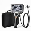 imageVEVOR 4Way Articulating Endoscope with Light True 1080P HD Industrial Borescope Inspection Camera with Articulated Probe Flexible Snake Scope Cam for Wall Automotive Engine Inspect49FT024inch Ultra Slim Probe