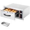 imageVEVOR Commercial Electric Drawer Warmer SingleDrawer Stainless Steel Food Warmer Freestanding Standard Warming Drawer Cabinet 85F185F Wide Temperature Range for Restaurant Hotel amp BakeryBuilt Insingle Drawer