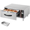 imageVEVOR Commercial Electric Drawer Warmer SingleDrawer Stainless Steel Food Warmer Freestanding Standard Warming Drawer Cabinet 85F185F Wide Temperature Range for Restaurant Hotel amp BakerySingle Drawer