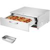 imageVEVOR Commercial Electric Drawer Warmer ThreeDrawer Stainless Steel Food Warmer Freestanding Compact Warming Drawer Cabinet 85F185F Wide Temperature Range for Restaurant Hotel Buffet amp BakeryMINISingle Drawer