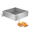imageVEVOR Maple Syrup Evaporator Pan 236 Gal 24 x 24 x 95 Inch Maple Syrup 304 Stainless Steel Maple Syrup Pan Evaporator Pan with 1 Valve and 3 Heating Methods for Home Outdoor24 x 24 x 7 Inch