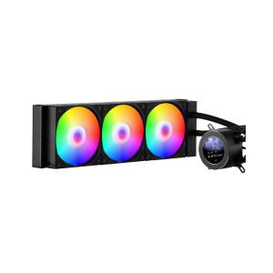 imageVEVOR CPU Liquid Cooler AIO CPU Water Cooler  360mm PWM Fans amp Pump Freestyle Images GIFS MP4  or Speed in 21 LCD Display Fits Intel 115X1366201117001200 AMD AM4AM5360 mm PWM Fans  ARGB Light