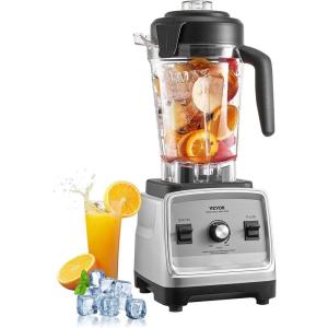 imageVEVOR Professional Blender for Smoothies 85 oz 1400Wwith Powerful Motor MultiFunctional Food Processing for SmoothieMilkshakeJuice Fits for KitchenSilver