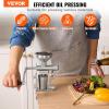 imageVEVOR Electric Oil Press Machine 850W Stainless Steel Oil Extractor Machine 0300  32572  Adjustable Temperature Hot Press Oil Expeller for Pressing Peanuts Sesame Seeds Rapeseed Tea SeedsManual