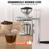 imageVEVOR Electric Oil Press Machine 850W Stainless Steel Oil Extractor Machine 0300  32572  Adjustable Temperature Hot Press Oil Expeller for Pressing Peanuts Sesame Seeds Rapeseed Tea SeedsManual