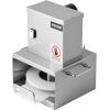 imageVEVOR Manual Pizza Dough Press Machine 95 inch Pizza Pastry Press Plate Stainless Steel Bread Presser Commercial Chapati Sheet Crust Maker Forming Machine with Handle and 100 Pcs Parchment Paper94 x 98 x 13 inch