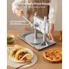 imageVEVOR Manual Pizza Dough Press Machine 95 inch Pizza Pastry Press Plate Stainless Steel Bread Presser Commercial Chapati Sheet Crust Maker Forming Machine with Handle and 100 Pcs Parchment Paper95 inch
