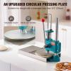 imageVEVOR Manual Pizza Dough Press Machine 95inch24cm Household Pizza Pastry Stainless Steel Pizza Presser Commercial Chapati Sheet Pizza Crust Press Plate Height Adjustable Pizza Forming Machine