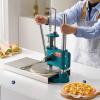 imageVEVOR Manual Pizza Dough Press Machine 95inch24cm Household Pizza Pastry Stainless Steel Pizza Presser Commercial Chapati Sheet Pizza Crust Press Plate Height Adjustable Pizza Forming Machine