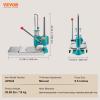 imageVEVOR Manual Pizza Dough Press Machine 95inch24cm Household Pizza Pastry Stainless Steel Pizza Presser Commercial Chapati Sheet Pizza Crust Press Plate Height Adjustable Pizza Forming Machine
