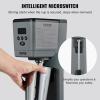 imageVEVOR Milkshake Maker 375W x 2 Electric Machine Commercial Double Heads Drink Mixer Blender LED Intelligent Microswitch 3Speed Mixer With 2 x 820 ml Stainless Steel CupsSingle Head Digital