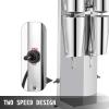 imageVEVOR Milkshaker Kit Stainless Steel Electric Milkshake Maker 180W Drink Blender Single Head Classic Milkshaking Maker with 800ml Cup Silver Milkshake Maker Machine 2 Speed AdjustableSliver