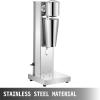 imageVEVOR Milkshaker Kit Stainless Steel Electric Milkshake Maker 180W Drink Blender Single Head Classic Milkshaking Maker with 800ml Cup Silver Milkshake Maker Machine 2 Speed AdjustableSliver