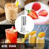 imageVEVOR Milkshaker Kit Stainless Steel Electric Milkshake Maker 180W Drink Blender Single Head Classic Milkshaking Maker with 800ml Cup Silver Milkshake Maker Machine 2 Speed AdjustableSliver
