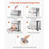 imageVEVOR Pizza Dough Roller Sheeter 316 Inch Semiautomatic Stainless Steel Pizza Press Commercial Electric 390W Pasta Maker Machine 260 pcs Per Hour Adjustable Thickness with Dough Press Lid316 Inch