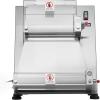 imageVEVOR Pizza Dough Roller Sheeter 316 Inch Semiautomatic Stainless Steel Pizza Press Commercial Electric 390W Pasta Maker Machine 260 pcs Per Hour Adjustable Thickness with Dough Press Lid316 Inch