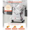 imageVEVOR Pizza Dough Roller Sheeter 316 Inch Semiautomatic Stainless Steel Pizza Press Commercial Electric 390W Pasta Maker Machine 260 pcs Per Hour Adjustable Thickness with Dough Press Lid314 inch