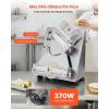 imageVEVOR Pizza Dough Roller Sheeter 316 Inch Semiautomatic Stainless Steel Pizza Press Commercial Electric 390W Pasta Maker Machine 260 pcs Per Hour Adjustable Thickness with Dough Press Lid314 inch
