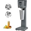imageVEVOR Milkshake Maker 375W x 2 Electric Machine Commercial Double Heads Drink Mixer Blender LED Intelligent Microswitch 3Speed Mixer With 2 x 820 ml Stainless Steel CupsSingle Head Digital