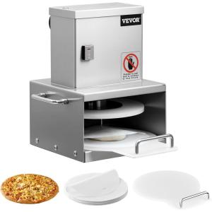 imageVEVOR Manual Pizza Dough Press Machine 95 inch Pizza Pastry Press Plate Stainless Steel Bread Presser Commercial Chapati Sheet Crust Maker Forming Machine with Handle and 100 Pcs Parchment Paper94 x 98 x 13 inch