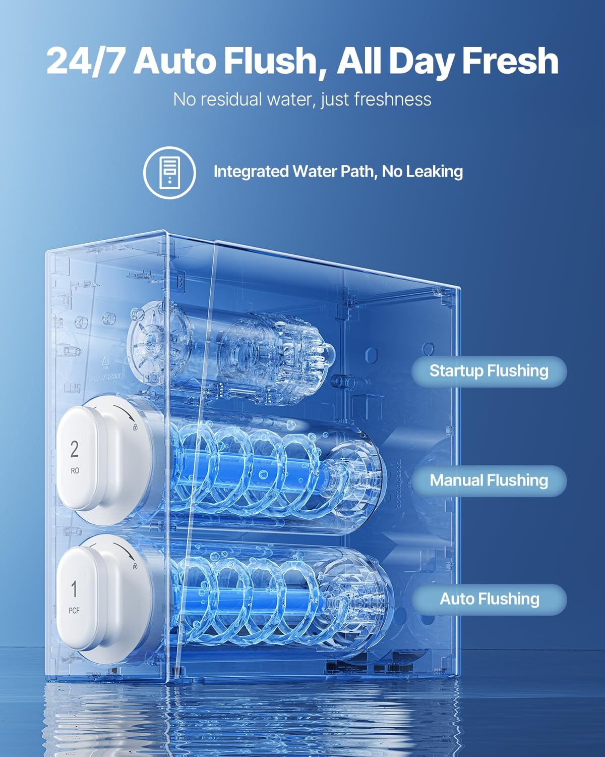 image:imageVEVOR Skincare Water Filter Faucet Mount Water Filters with MicroNano Bubble for Skin Sink Tap Purifier Removes Chlorine with 1 Filter for Kitchen and Bathroom Faucets Pink  GoldWhite