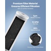 image:imageVEVOR KDF Whole House Water Filter 20 x 45 Inch Universal Fit Cartridge 100000 Gal Capacity Coconut Shell GAC  Copper Zinc Alloy Reduces Heavy Metals Chlorine Bad Taste amp OdorCTO Filter