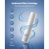 image:imageVEVOR KDF Whole House Water Filter 20 x 45 Inch Universal Fit Cartridge 100000 Gal Capacity Coconut Shell GAC  Copper Zinc Alloy Reduces Heavy Metals Chlorine Bad Taste amp OdorSED Filter