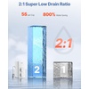 image:imageVEVOR KDF Whole House Water Filter 20 x 45 Inch Universal Fit Cartridge 100000 Gal Capacity Coconut Shell GAC  Copper Zinc Alloy Reduces Heavy Metals Chlorine Bad Taste amp Odor800 GPD RO System
