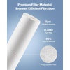 image:imageVEVOR KDF Whole House Water Filter 20 x 45 Inch Universal Fit Cartridge 100000 Gal Capacity Coconut Shell GAC  Copper Zinc Alloy Reduces Heavy Metals Chlorine Bad Taste amp OdorSED Filter