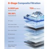 image:imageVEVOR KDF Whole House Water Filter 20 x 45 Inch Universal Fit Cartridge 100000 Gal Capacity Coconut Shell GAC  Copper Zinc Alloy Reduces Heavy Metals Chlorine Bad Taste amp Odor800 GPD RO System