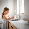 image:imageVEVOR Skincare Water Filter Faucet Mount Water Filters with MicroNano Bubble for Skin Sink Tap Purifier Removes Chlorine with 1 Filter for Kitchen and Bathroom Faucets Pink  GoldWhite