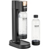 image:imageVEVOR Sparkling Water Maker Soda Maker Machine for Home Carbonating Seltzer Water Starter Kit with 2 BPAfree 1L PET Bottles Compatible with Mainstream Screwin 60L CO2 CylinderNOT Included Black2 bottles