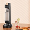 image:imageVEVOR Sparkling Water Maker Soda Maker Machine for Home Carbonating Seltzer Water Starter Kit with 2 BPAfree 1L PET Bottles Compatible with Mainstream Screwin 60L CO2 CylinderNOT Included Black1 Bottle