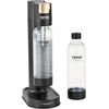 image:imageVEVOR Sparkling Water Maker Soda Maker Machine for Home Carbonating Seltzer Water Starter Kit with 2 BPAfree 1L PET Bottles Compatible with Mainstream Screwin 60L CO2 CylinderNOT Included Black2 bottles