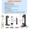 image:imageVEVOR Sparkling Water Maker Soda Maker Machine for Home Carbonating Soda Maker with 2 BPAfree 1L PET Bottles CO2 CylinderNot Contain CO2 GAS Compatible with Mainstream Screwin 60L CO2 Cylinder2 Bottles  1 CO2 Cylinders