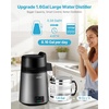 image:imageVEVOR Water Distiller 6L16 Gallon Larger Pure Water Purifier Filter for Home Table Countertop 900W Glass Pot Distilled Maker Stainless Steel Interior Drinking Machine to Make Clean WaterGrey