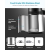 image:imageVEVOR Water Distiller 6L16 Gallon Larger Pure Water Purifier Filter for Home Table Countertop 900W Glass Pot Distilled Maker Stainless Steel Interior Drinking Machine to Make Clean WaterSilver