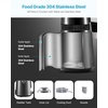 image:imageVEVOR Water Distiller 6L16 Gallon Larger Pure Water Purifier Filter for Home Table Countertop 900W Glass Pot Distilled Maker Stainless Steel Interior Drinking Machine to Make Clean WaterGrey
