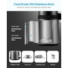 image:imageVEVOR Water Distiller 6L16 Gallon Larger Pure Water Purifier Filter for Home Table Countertop 900W Glass Pot Distilled Maker Stainless Steel Interior Drinking Machine to Make Clean WaterGrey