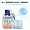 image:imageVEVOR Water Distiller 6L16 Gallon Larger Pure Water Purifier Filter for Home Table Countertop 900W Glass Pot Distilled Maker Stainless Steel Interior Drinking Machine to Make Clean WaterWhite