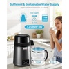 image:imageVEVOR Water Distiller 6L16 Gallon Larger Pure Water Purifier Filter for Home Table Countertop 900W Glass Pot Distilled Maker Stainless Steel Interior Drinking Machine to Make Clean WaterGrey