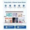 image:imageVEVOR Water Softener 64000 Grains Whole House Water Softener System with Automatic Digital Control Head Bypass Valve Reduce Hardness and Minerals Improve Water Quality for 56 Bathrooms