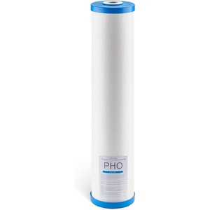 image:imageVEVOR KDF Whole House Water Filter 20 x 45 Inch Universal Fit Cartridge 100000 Gal Capacity Coconut Shell GAC  Copper Zinc Alloy Reduces Heavy Metals Chlorine Bad Taste amp OdorPHO Filter