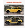 image:imageVEVOR Jeep JK Tube Doors 4 Door Fit for 20072018 Jeep Wrangler JK Hunting Style Jeep Tubular Door with Rubber Pads amp Toughened Steel Tube amp HeavyDuty Hinges amp OE LatchJK 4door