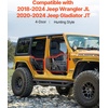 image:imageVEVOR Jeep Tube Doors 4 Door Adventure Style Jeep JK Tubular Door Fit for 20072018 Jeep Wrangler JK with HeavyDuty Hinges amp OE Latch amp Rubber Pads amp Toughened Steel TubeJLJT