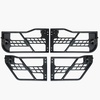 image:imageVEVOR Jeep Tube Doors 4Door Compatible with 20072018 Jeep Wrangler JK Unlimited Steel Off Road Front amp Rear Tubular Half Doors with DOT Certified Side View Mirrors Storage Bag and Rubber PadsJK